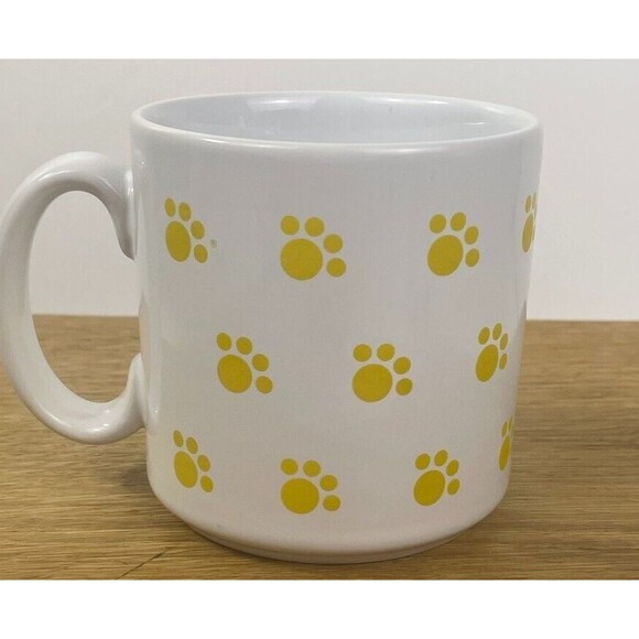 VTG Tams Pottery England All-Over Paw Print Animal Track Dog Cat Coffee Mug - Picture 3 of 8